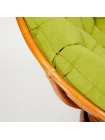 Кресло-качалка "PAPASAN" w 23/01 B / с подушкой / Cognac (коньяк), флок Олива, 23 в Луганске, ЛНР